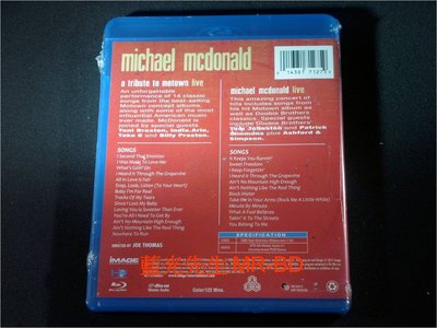 藍光BD] - 麥可麥當勞Michael McDonald : A Tribute to Motown Live