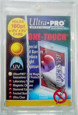【美】Ultra Pro 磁扣式卡片夾 抗UV［180PT］#82233 厚卡吸鐵卡夾 適用 球衣卡 NBA 展示保護