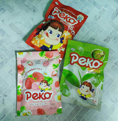 不二家 Fujiya PEKO 牛奶妹 抹茶/草莓/復刻版 牛奶糖82g