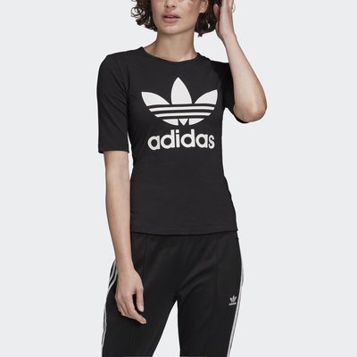 FOCA Adidas Originals cut out 短t 黑色 挖背 女款 短袖 FL4064 愛迪達 圓形