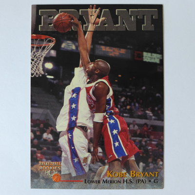 ~ Kobe Bryant ~名人堂/小飛俠/黑曼巴/柯比·布萊恩 1996年SB RC.大學飛身灌籃.新人籃球卡