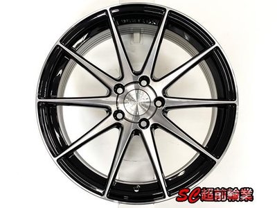 【超前輪業】VERTINI RFS1.3 旋壓輕量化 18吋鋁圈 5孔114.3 5/114.3 黑底黑透 8.7KG