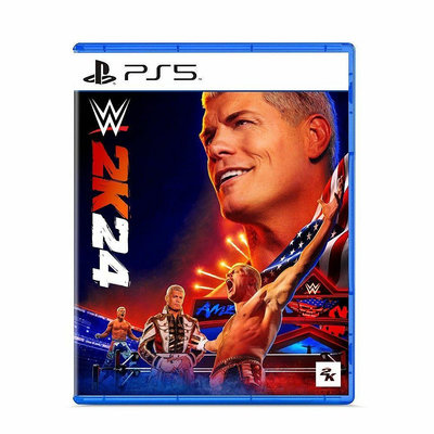 全新 PS5遊戲 美國勁爆職業摔角 WWE 2K24 W2K24 英文版【板橋魔力】