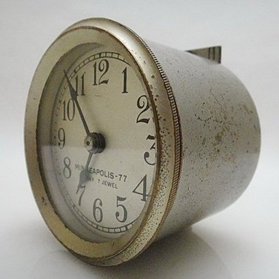 【timekeeper】  罕見30年代美國製Minneapolis Honeywell八日七石工業鐘-1(免運)