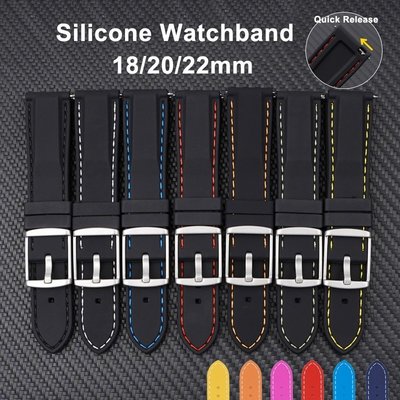 森尼3C-Quick Release Silicone Watchband for Omega Swatch Co-branded-品質保證
