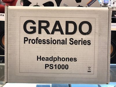 缺貨停產 東京快遞耳機館 開封門市 GRADO PS1000  經典頂級開放式耳機   稀有值得收藏