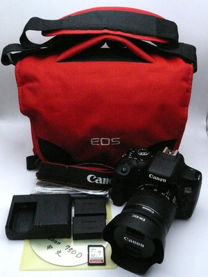 *單眼入門* Canon 750D + 18-55mm IS STM 鏡頭 + 相機包及附件