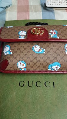 限量聯名包．Doraemon x Gucci 哆啦A夢聯名腰包斜肩包現貨