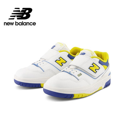 【New Balance】 NB 童鞋_中性_白黃藍_PHB550CG-M楦 550 中童