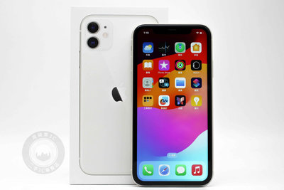 【高雄青蘋果3C】APPLE IPHONE 11 128G 128GB 白 6.1吋 二手手機#92206