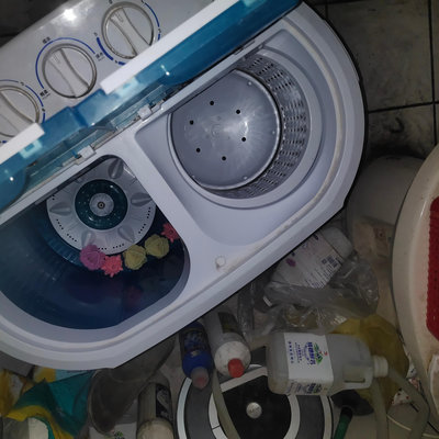 高雄市鳳山區面交二手正常少用。小型洗衣機室內洗衣機