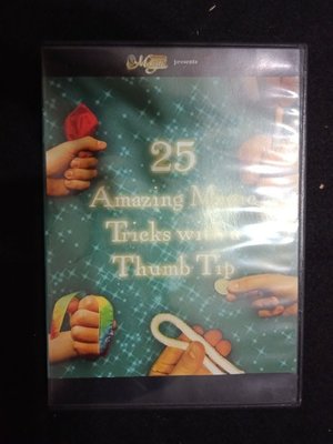Amazing Magie Tricks with a Thumb Tip - 魔術 DVD 碟片近新 - 251元起標