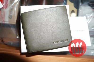 特價「NSS』Givenchy 紀梵希 WALLET 牛皮 綠 黑 皮夾 短夾 信用卡夾 卡片夾