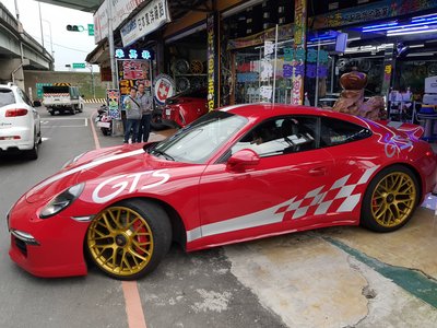 Porsche 鋁圈烤漆 HRE 鍛造鋁圈 BBS 鋁圈真圓 鋁圈拋光 粉體烤漆 （糖果漆）糖果烤漆