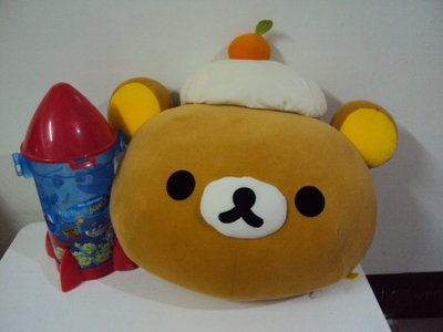 日本限定懶懶熊rilakkuma 拉拉熊娃娃玩偶抱枕K