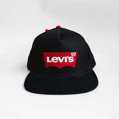 美國百分百【全新真品】Levis 帽子 配件 棒球帽 李維斯 男帽 遮陽帽 logo 街頭 潮流 嘻哈 黑色 I071