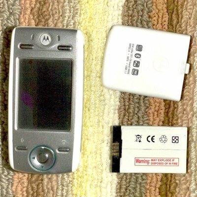 5Cgo【權宇】簡單好用 觸控筆手寫 盒子 說明書 配件 Motorola E680 部份脫漆中古機 沒有開機保證 含稅