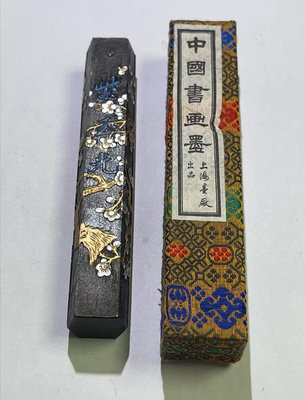 【二手】上海墨廠*七十年代《 頂珠 紫玉光 》 二兩 （凈重約59克28799【如意坊】古董 老貨 擺件