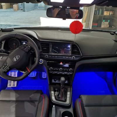 威德汽車精品 HID 現代 2019 ELANTRA SMD LED 18晶軟條 氣氛燈 氣霸燈 室內燈 TUCSON