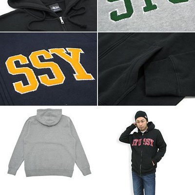 stussy college arc hoodie