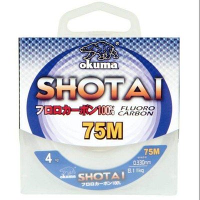 okuma shotai 水態 75M 碳纖子線 #全新品 #公司貨 0.8／1.2／1.5／2.0／2.5