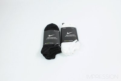 【IMPRESSION】Nike Everyday Lightweight No Show Socks 短襪 黑 白現貨