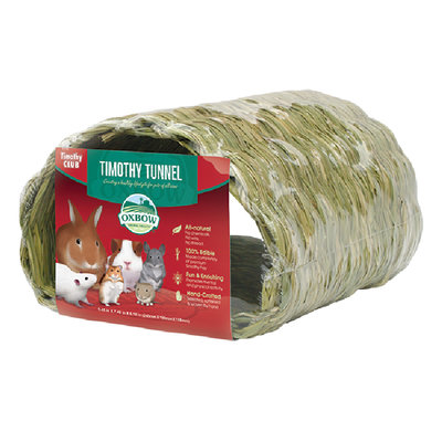 SNOW的家【訂購】美國Oxbow 鼠兔玩具 提摩西草織綠色隧道 (80032417