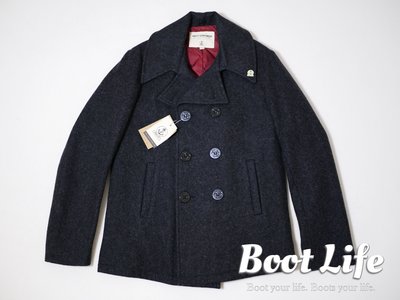 【Boot Life】美國製 Fidelity Peacoat 74409-R 灰色 羊毛大衣 Schott 可參考