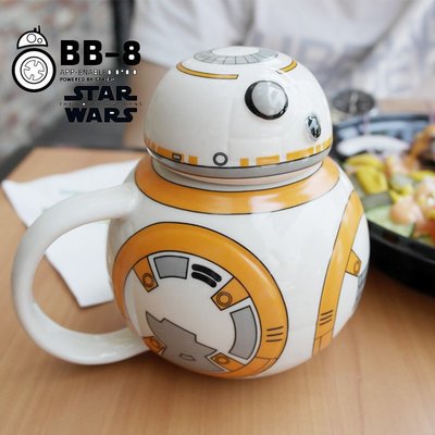 【童樂會】星際大戰 STAR WARS 星球大戰 BB-8 機器人 造型 馬克杯 咖啡杯 陶瓷杯 水杯 杯子 隨身杯