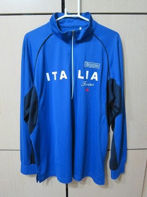 衣市藍~KAPPA KOOLDRY ITALIA 立領長袖POLO衫 (XL~寶藍~) (221011)