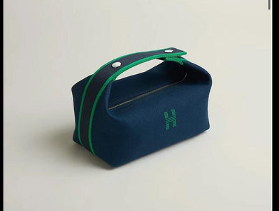現貨在台Hermes海軍藍小型編織款飯盒包/收納包盥洗包mini lindy愛馬仕Evelyne16菜藍子picotin