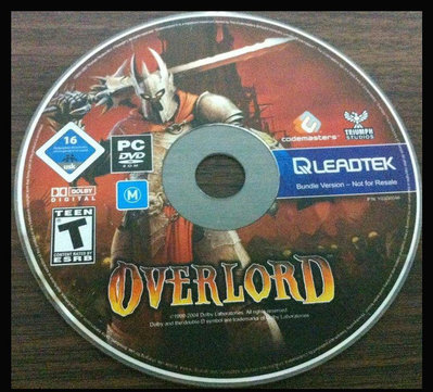 PC GAME:OVERLORD喚靈師 /二手