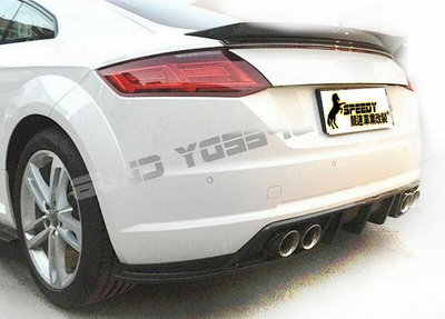 奧迪 Audi TT TTS MK3 15~19 年 後下巴 碳纖維 carbo