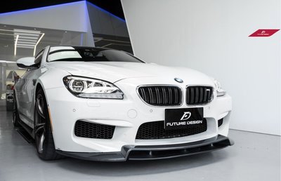 【政銓企業有限公司】BMW F06 F12 F13 M6 E牌 雙層式 抽真空 碳纖維 卡夢 前下巴 免費安裝 現貨供應