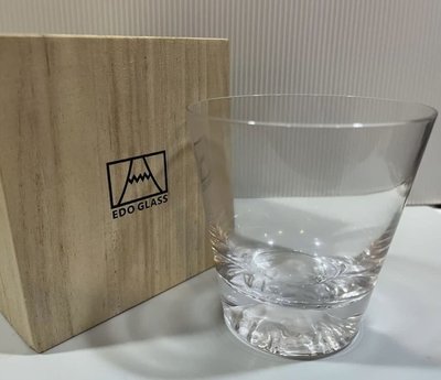 江戶硝子富士山杯威士忌杯EDO GLASS 玻璃杯(純淨版/櫻花版）