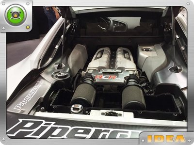 泰山美研社 D6169 Audi R8  引擎室整理 Carbon包覆施工
