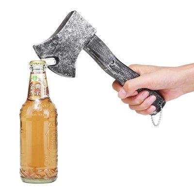 創意 仿真斧頭開瓶器啟瓶器啤酒起子 ABS塑料 opener開蓋起子