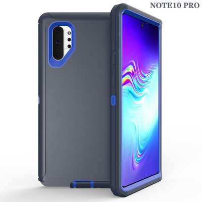 三星手機殼 適用三星NOTE10/PRO三防滑套支架背夾腰夾機器人手機保護套保護殼手機保護殼 保護套