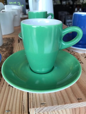 Expresso杯 walkure 濃縮咖啡杯 咖啡杯 茶杯 德國 全新  有兩個顏色 杯口5高7 底盤11.7 愛買家族