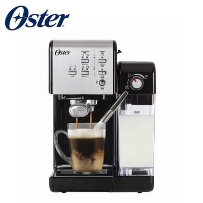 【美國OSTER】頂級義式膠囊兩用咖啡機 BVSTEM6701 (經典銀)