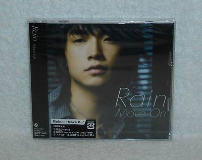 Rain-Move On(日版初回CD+DVD限定盤-付貼紙+照片卡)~全新!免競標