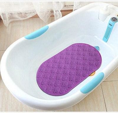 防滑墊寶寶洗澡盆防滑墊 硅膠浴盆坐墊 安全無毒嬰兒童浴缸墊防滑地墊子