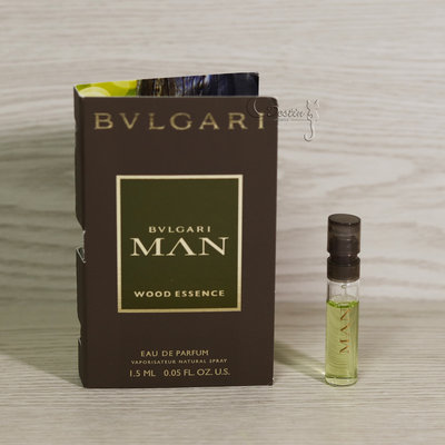 BVLGARI 寶格麗 城市森林 MAN WOOD ESSENCE 男性淡香精 1.5mL 可噴式 試管香水 全新