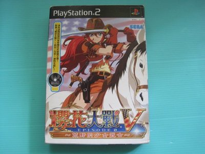 PS2 遊戲光碟 櫻花大戰5 荒野的少女武士~ 中文版