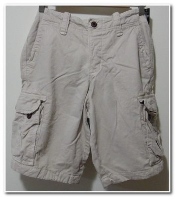 正品 Hollister HCO Bluffs Beach Cargo Shorts 厚磅 工作短褲  W31 現貨含運 .