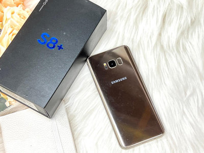SAMSUNG Galaxy S8+ (4+64G) 金 些許烙印 有盒裝 有配件