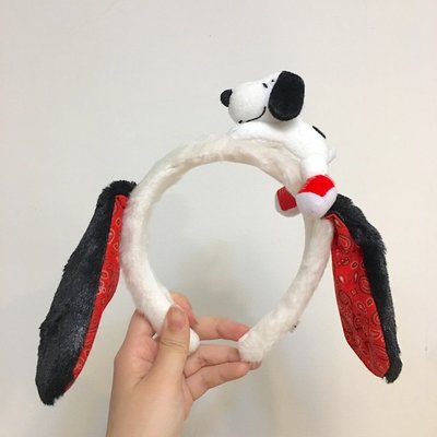日本 環球影城史努比 春遊 髮箍 頭箍usj 玩偶娃娃 絨毛玩具 扮裝變裝道具裝飾髮飾生日禮物 Snoopy