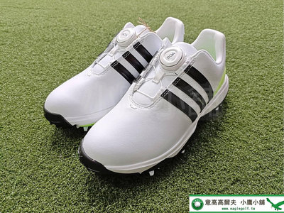 [小鷹小舖] Adidas Golf JR TOUR360 BOA 24 IF0268 阿迪達斯 高爾夫球鞋 運動鞋 兒童 青少年 有釘 防水鞋 '24 NEW