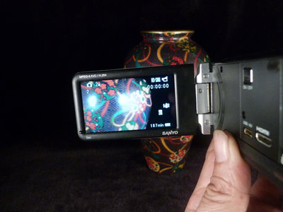 古玩軒~二手SANYO VPC-TH1 高效能攝錄影機 可當相機.(非BENQ.CANON.sony.OLYMOUS)PPP114