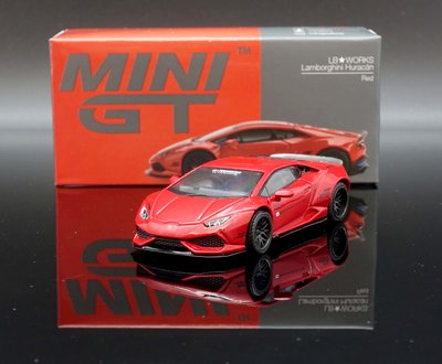 【MASH】現貨特價 Mini GT 1/64 Lamborghini Huracan LB ver.2 紅 #375